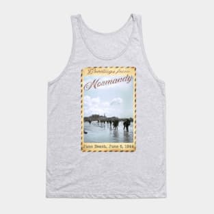 Greetings from Normandy - Juno Beach Tank Top